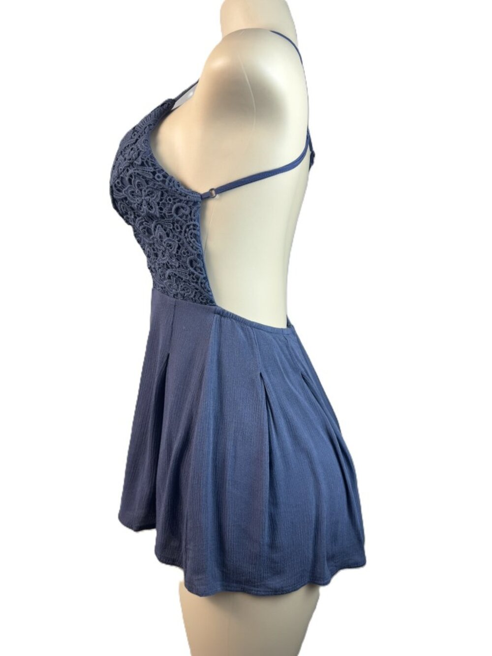 Lulus Blue Romper - Small - Picture 7 of 14